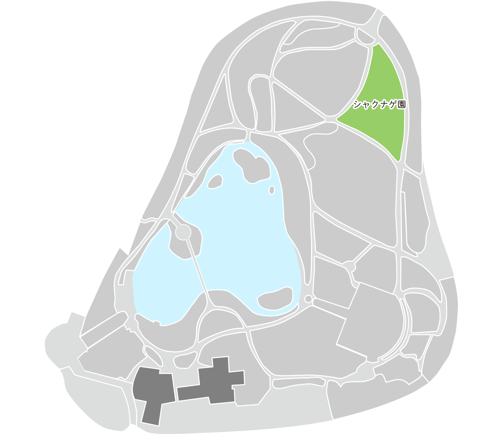 シャクナゲ園マップ